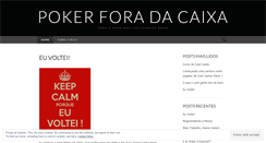Desktop Screenshot of pokerforadacaixa.com