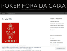 Tablet Screenshot of pokerforadacaixa.com